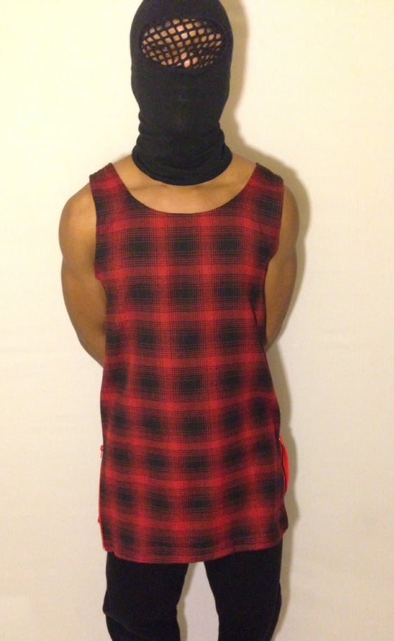 Image of Plaid tank top