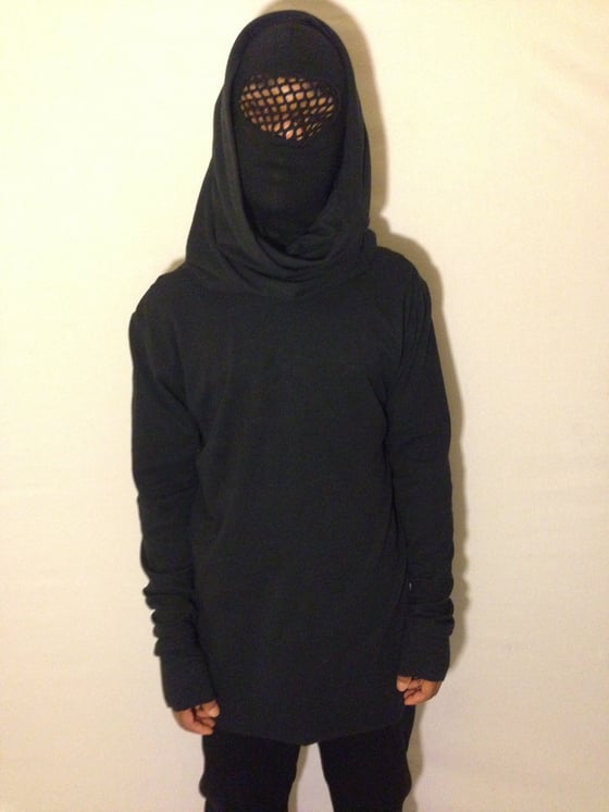 Image of Cow neck long sleeve tee