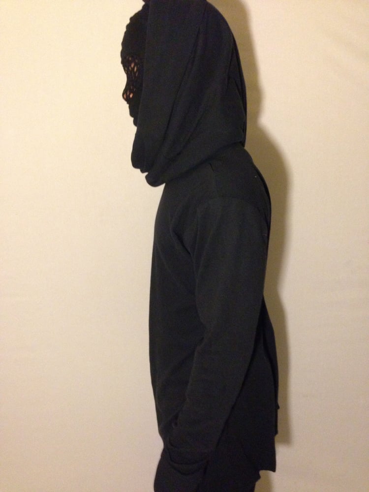 Image of Cow neck long sleeve tee