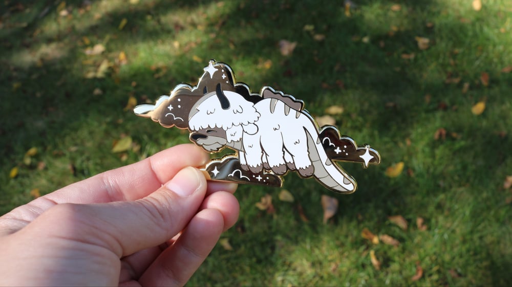 Image of Flying Bison Hard Enamel Pin ATLA 