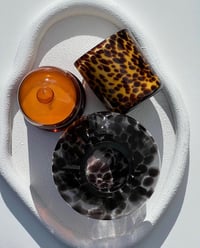 Image 4 of BLACK GLASS LAMP