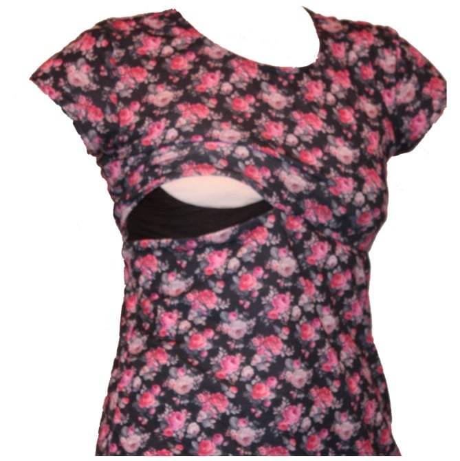 Image of Breastfeeding Top - Floral Print