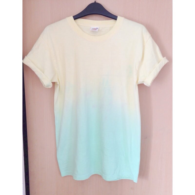 Image of Yellow & green tee 