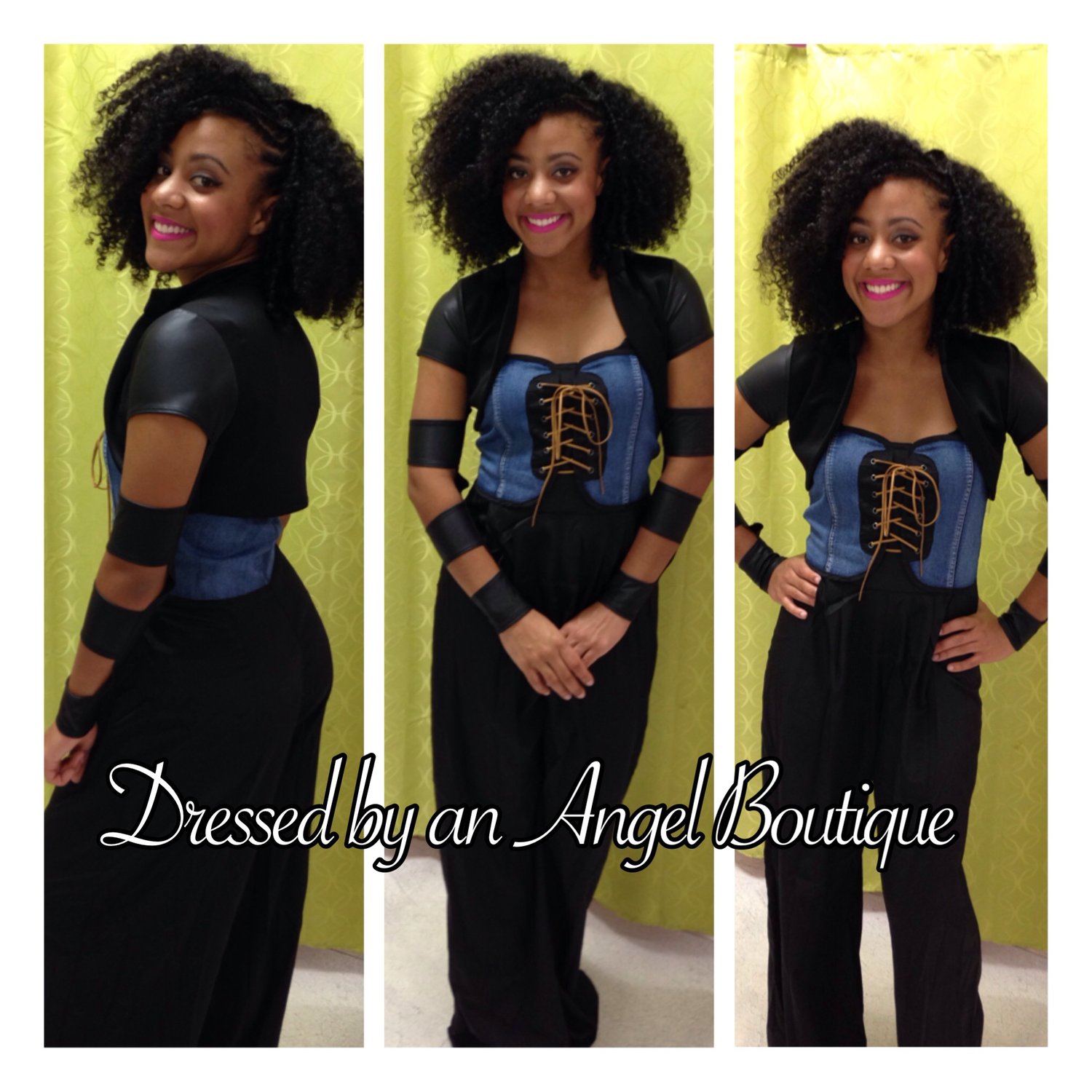 Image of Leatherette Cut Out Bolero