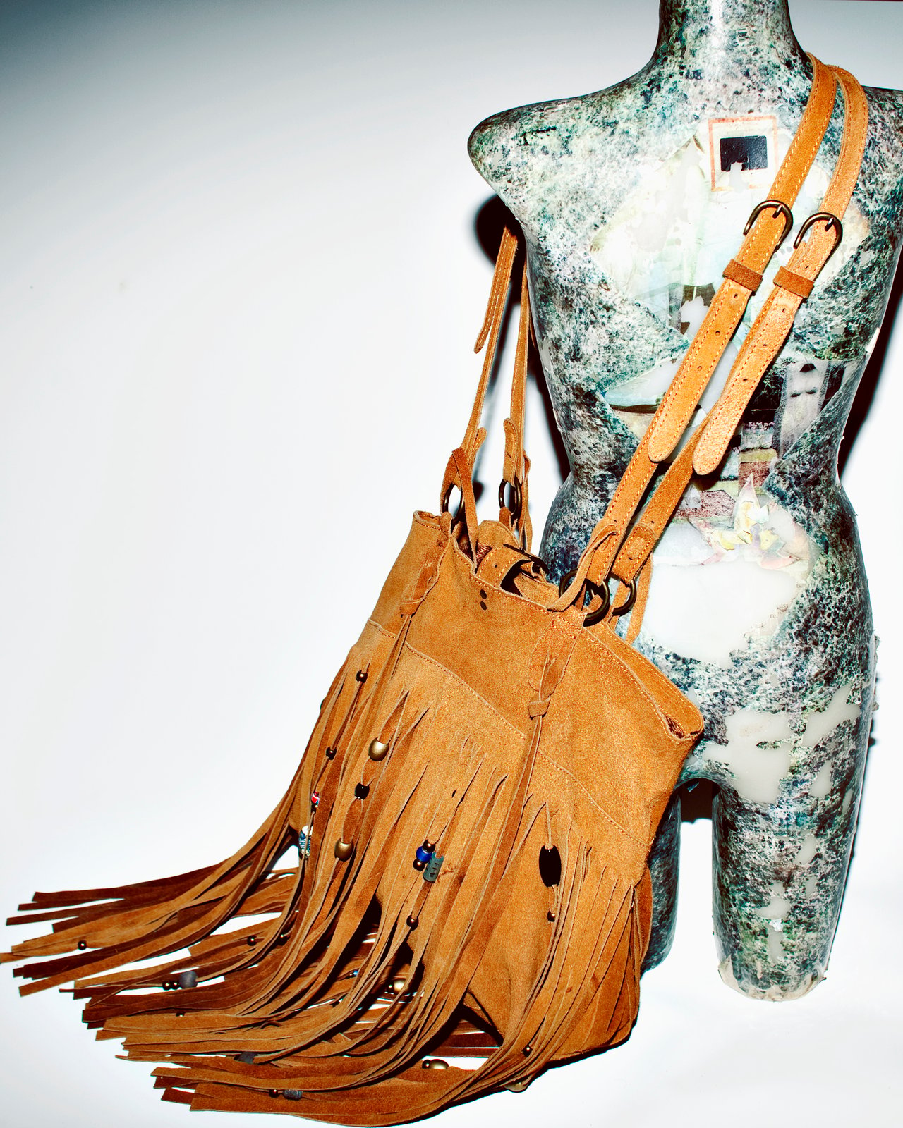 Fringe Bag with Beads