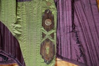 Image 4 of Maroon and Lime Waist Cincher