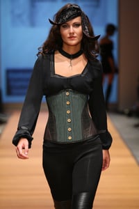 Image 1 of Olive and Coffee Underbust