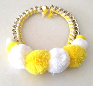Image of POMPOM (Yellow and White)