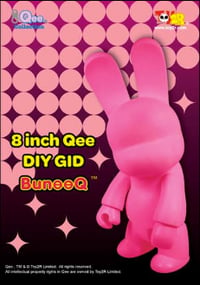 Image 4 of Qee Neon BuneeQ Pink 8" DIY GID