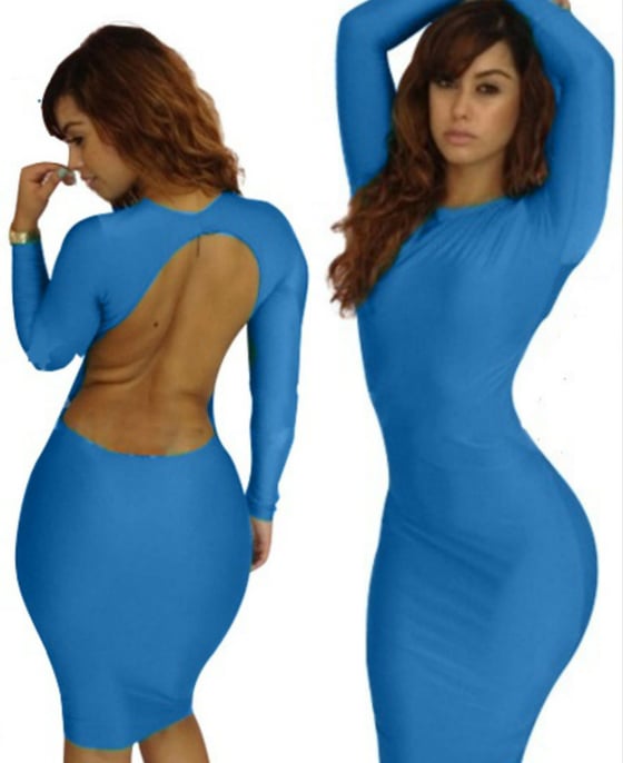 Image of Backless Bandage Body-con dress