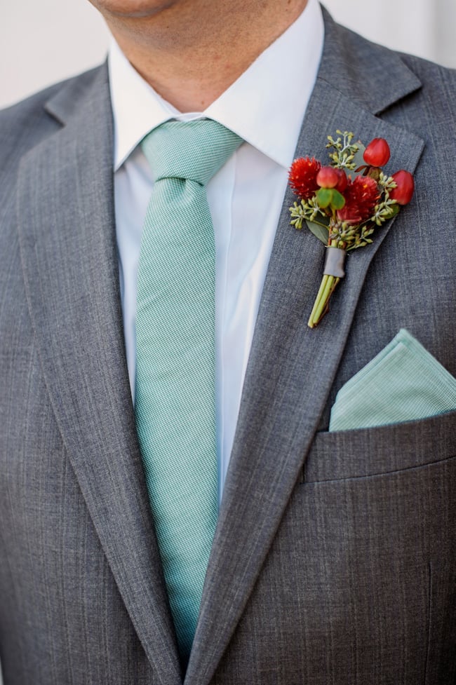 Spearmint Pocket Square