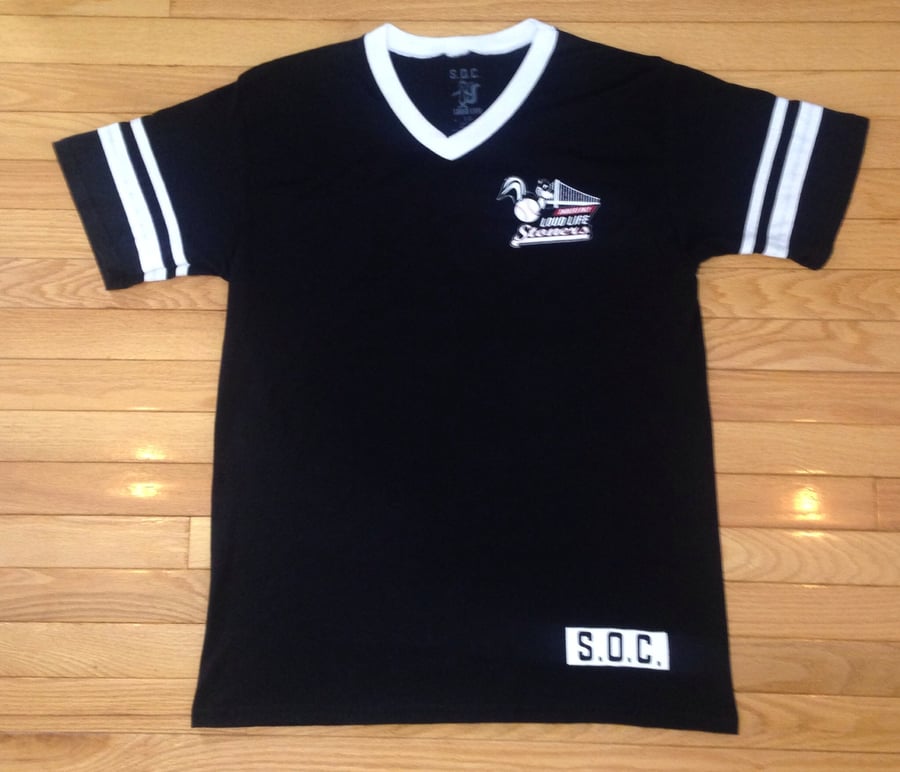 Image of *LIMITED Blk 420 LOUDLIFE baseball tee