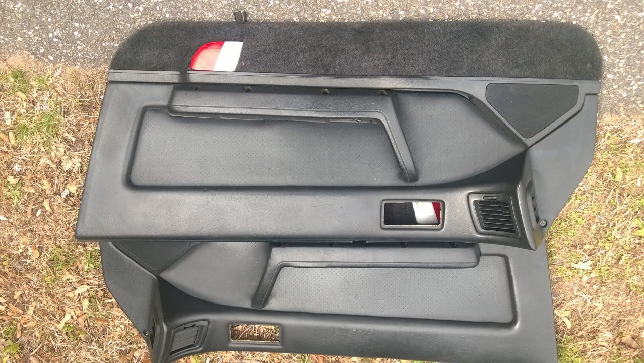 Black 89-91 Convertible RX7 Door Cards / LeviathanBlack
