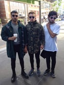 Image of (RETRO HAND MADE) EJHOBF2 GREEN/FLANNELETTE TRENCH COAT