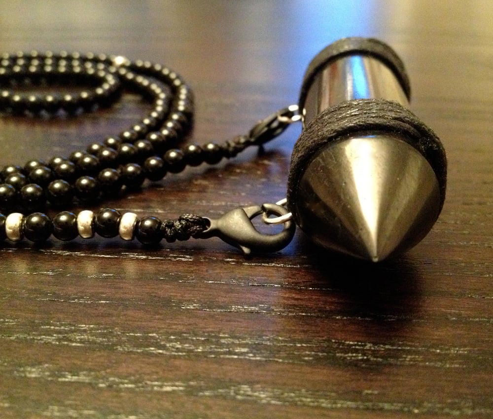 Image of Long & Lean Infinity with Shungite Double Terminated