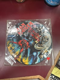 Image 1 of Iron Maiden - The Number Of The Beast (Harvest) - 1982 vinyl picture disc USED / great shape 