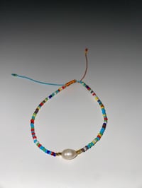 Image 1 of Pearl colorful bracelet 