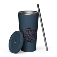 Image 5 of Cygen Divine Designs Take it Easy 20 oz. Insulated Tumbler with a Straw