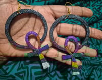 Sacred Aura Glitter Earrings