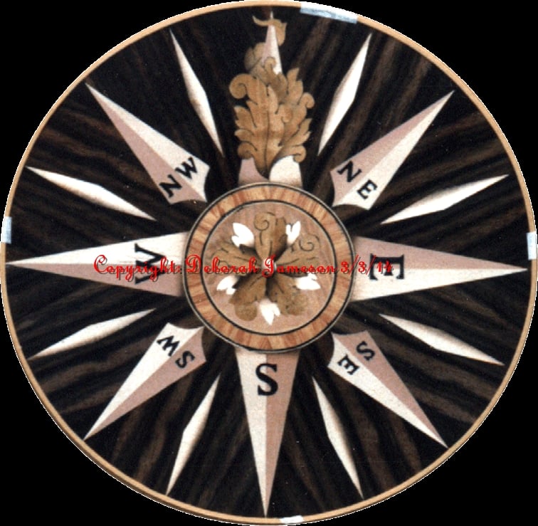 Image of Item No. 127.  Beautiful Nautical Compass Star.