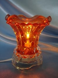 Orange Crystal Electric Oil Lamp