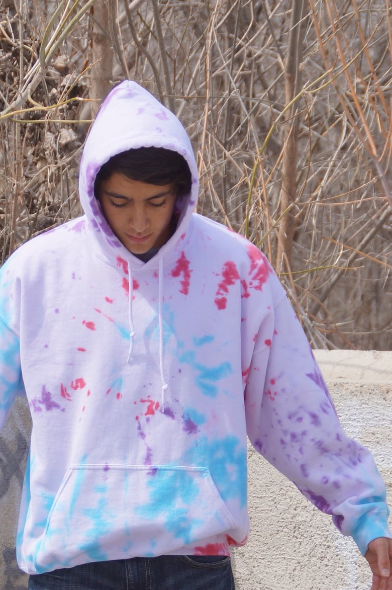 Image of Red Blue And Purple Hoodie