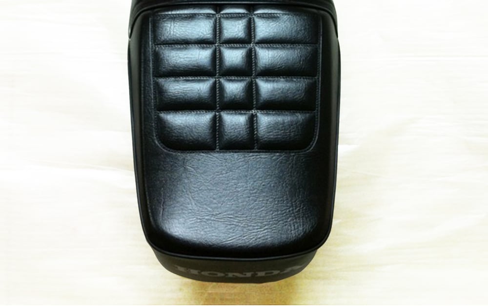Image of Honda CG125 Black Front & Rear Seat ASSY 1994-Present 