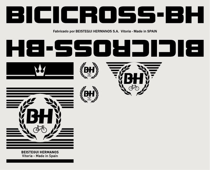 Pegatinas bh bicicross new arrivals