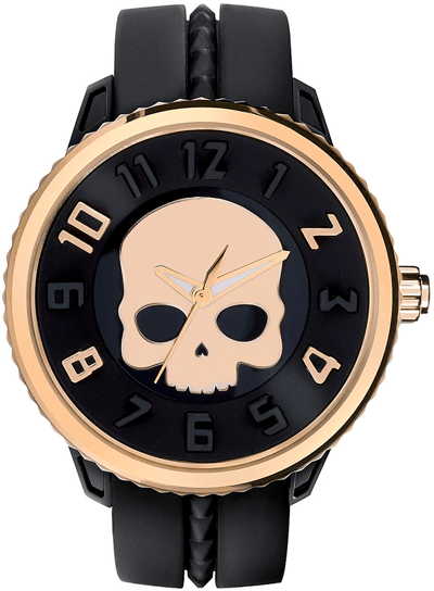 Image of Skull Head Rose Gold Watch