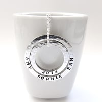 Image 1 of Silver Personalised Words Necklace