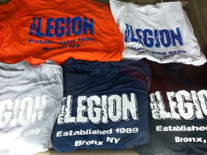 Image of The Legion t-shirt "Established 1989 The Bronx, NY"