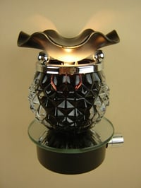 Black crystal electric oil fragrance Lamp