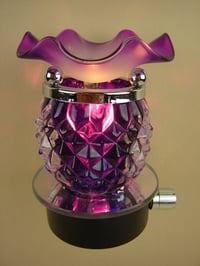 Purple Crystal Electric Oil Fragrance Lamp