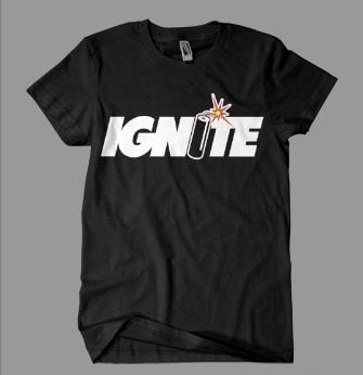 Image of Ignite Dynamite Logo Tee - Black