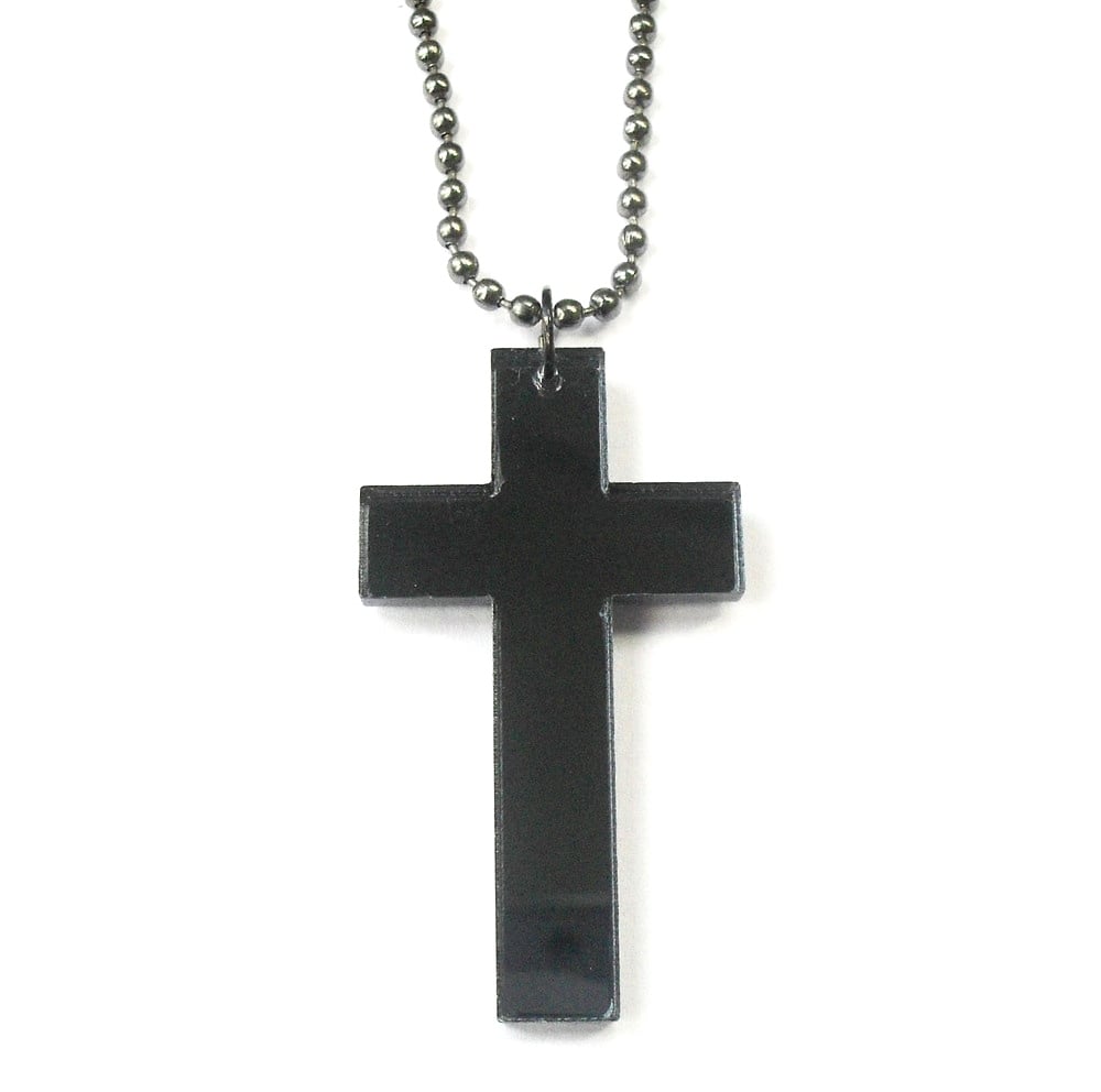Image of Funky oversized mirrored cross SOLD OUT