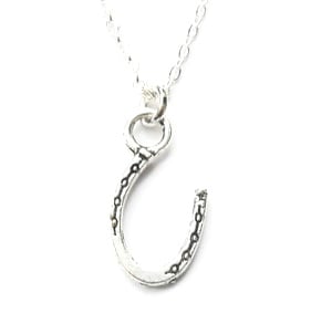Image of Kool Jewels Lucky Horseshoe Charm Necklace