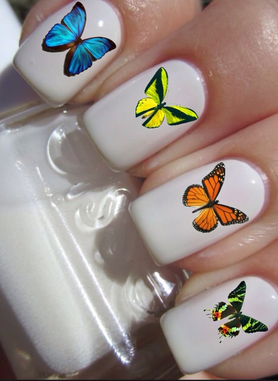 Image of Butterfly nail decals