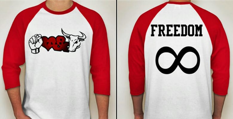 Image of FLABapparel Presents: Freedom Forever Baseball Tee