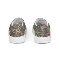 Image 3 of Boho Nature Cottagecore Inspired Deer In a Forest Women’s slip-on canvas shoes