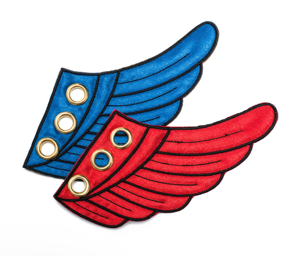 Image of Red & Blue Wing Kicks