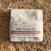 Image 1 of Wild Horses Creamy Butter Body Bar- Sandalwood Bourbon