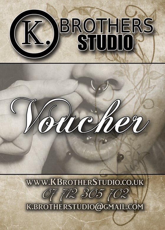 Image of Voucher £100 (Tattoo Deposit)