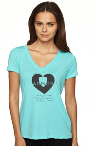 Image of Official Armor T-Shirt (Tahiti Blue)