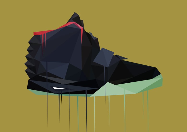 Image of Yeezy II (Black) Canvas