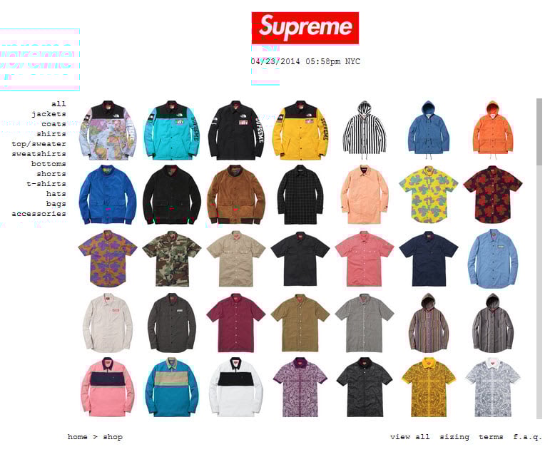 Image of Supreme BOT - T-Shirt for 20th Anniversary