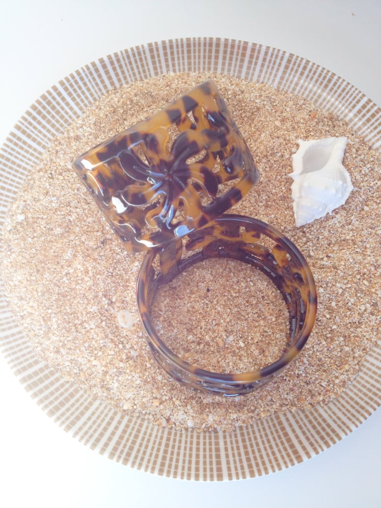 Image of CUFF :: Hawaiian Tiare Tortoise Shell 