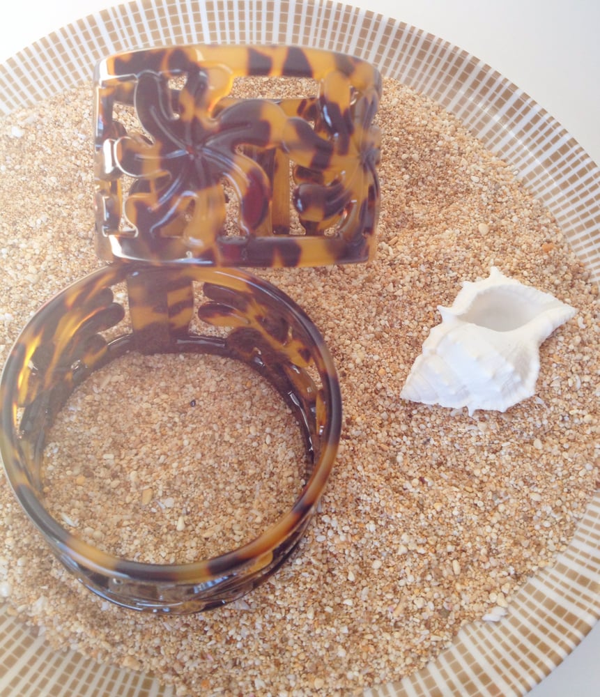 Image of CUFF :: Hawaiian Tiare Tortoise Shell 