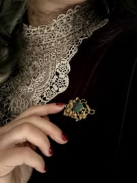 Image 4 of Incroyable broche victorienne avec un véritable scarabée naturalisé, Art Nouveau. Très rare!!