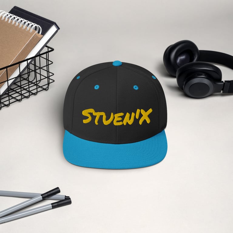 Stuen'X In Yellow Snapback Hat Image 4