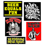 Image of NO REDEEMING SOCIAL VALUE Sticker Pack